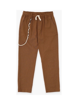 PLEASE pantalone el.con filetti dtr lino PE75300B73