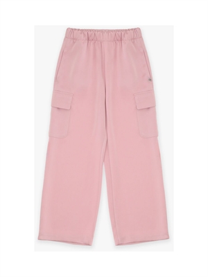 PLEASE pantalone elasticato con tasche e pattine PE06310G73