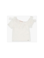 PLEASE t.shirt m/m costina con fiocchi davanti MB32070G73