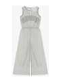 PLEASE tuta salopette in tulle plisse TC06290G73
