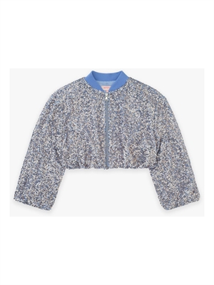 IMPERIAL bomber con zip  in paillettes JB52392G75