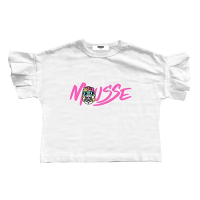 MOUSSE T-SHIRT CROP SL JER W CATBEACH SKTSC376W