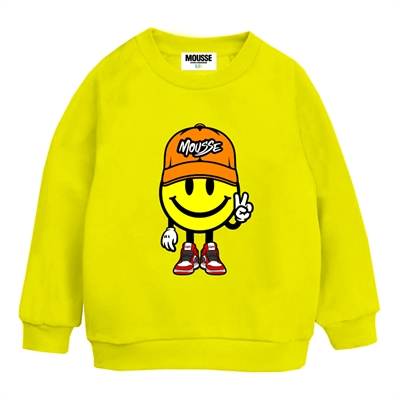 MOUSSE FELPA YELLOW VICTORY SMILE SKFG391Y