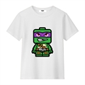MOUSSE T-SHIRT WHITE TURTLE BLOCK SKTS393W
