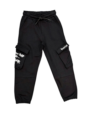 DISCLAIMER PANTALONE CARGO BIMBO IN FELPA 25EDK58423