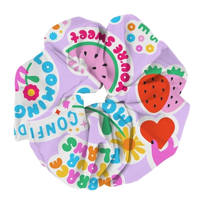 MOUSSE SCRUNCHIE STICKERS CLOUD SKMEL377