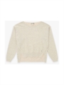 PLEASE maglia girocollo tricot taglio vivo NB20230G78