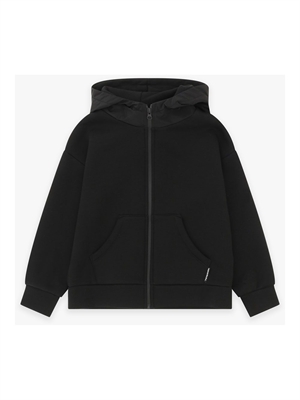 IMPERIAL felpa giroc.m/l zippata con capp.in contrasto LK35040B80