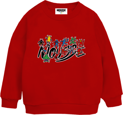 MOUSSE SWEATSHIRT SUPERKEITH RED PKFG1210R