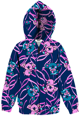 MOUSSE HOODIE ZIP KOKKOALA PKFZ140