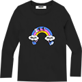 MOUSSE T-SHIRT ML HAPPY CLOUD BLACK PKTL130B