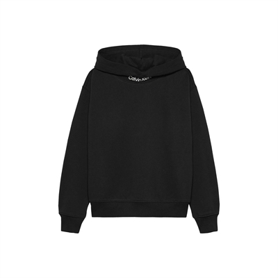 CKLEIN NECK EMBRO LOGO TERRY HOODIE IB0IB02525