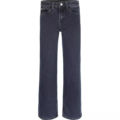 CKLEIN HR WIDE LEG BLUE BLACK RGD DEN IG0IG02607
