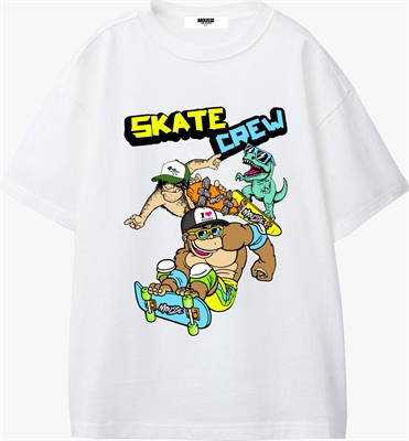 MOUSSE T-SHIRT JURASSICREW WHITE LKTS200W