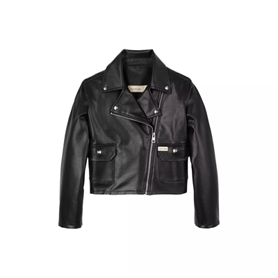 CKLEIN FAUX LEATHER BIKER JACKET IG0IG02982
