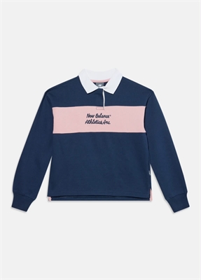 New Balance CONTRAST PANEL LONGSLEEVE RUGB YT62Y30G